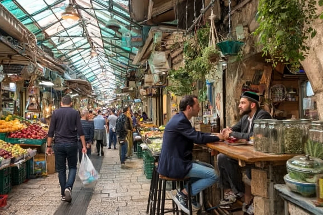 Machne Yehuda on a quiet day